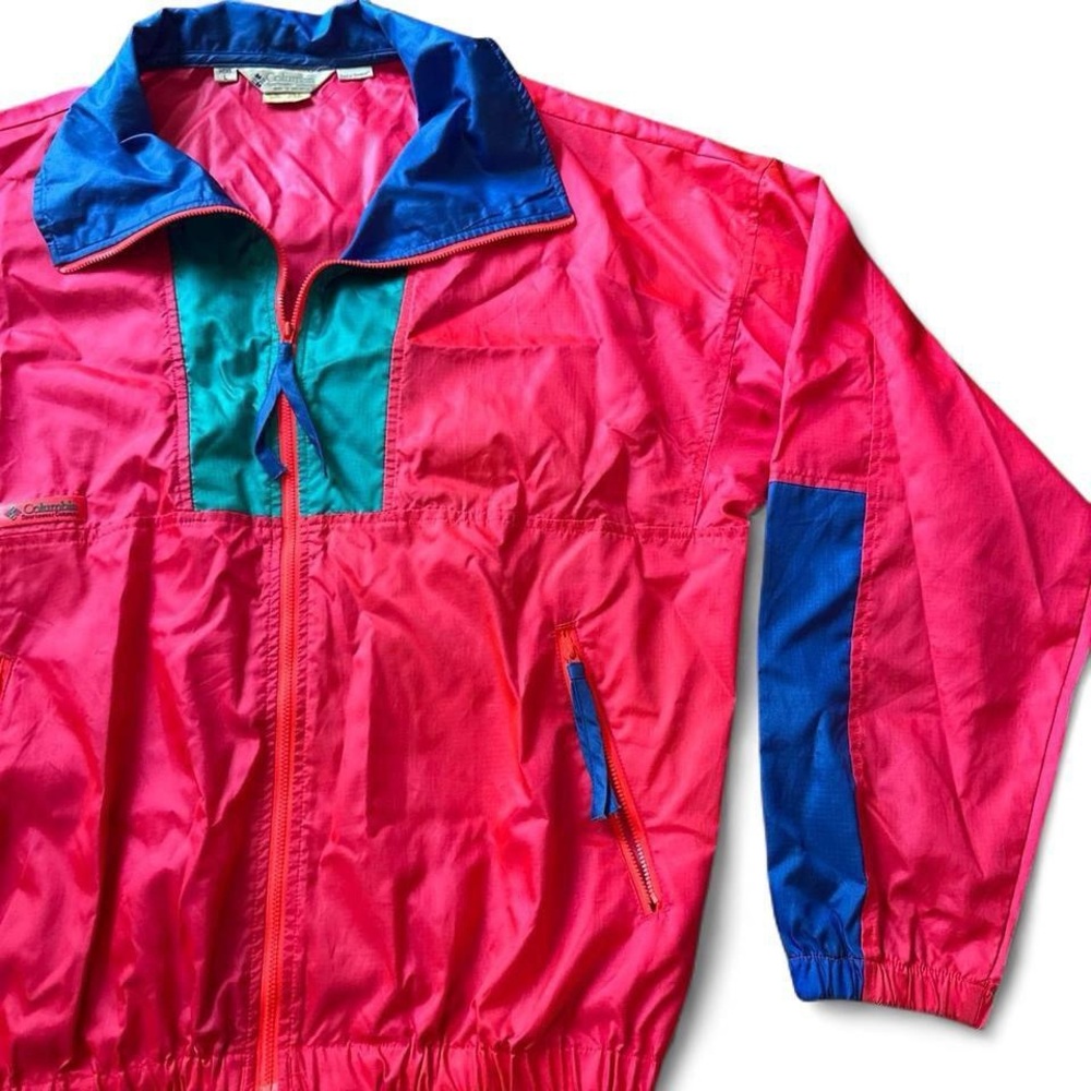 Columbia Kids Pink and Blue Puffer Jacket